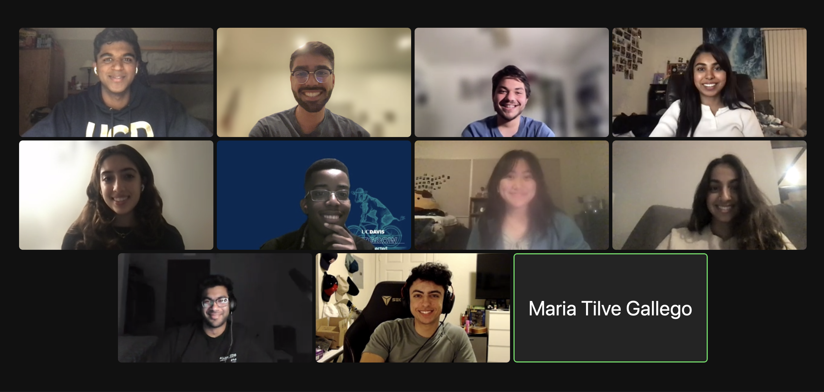 Neurotech@Davis board's current and new members