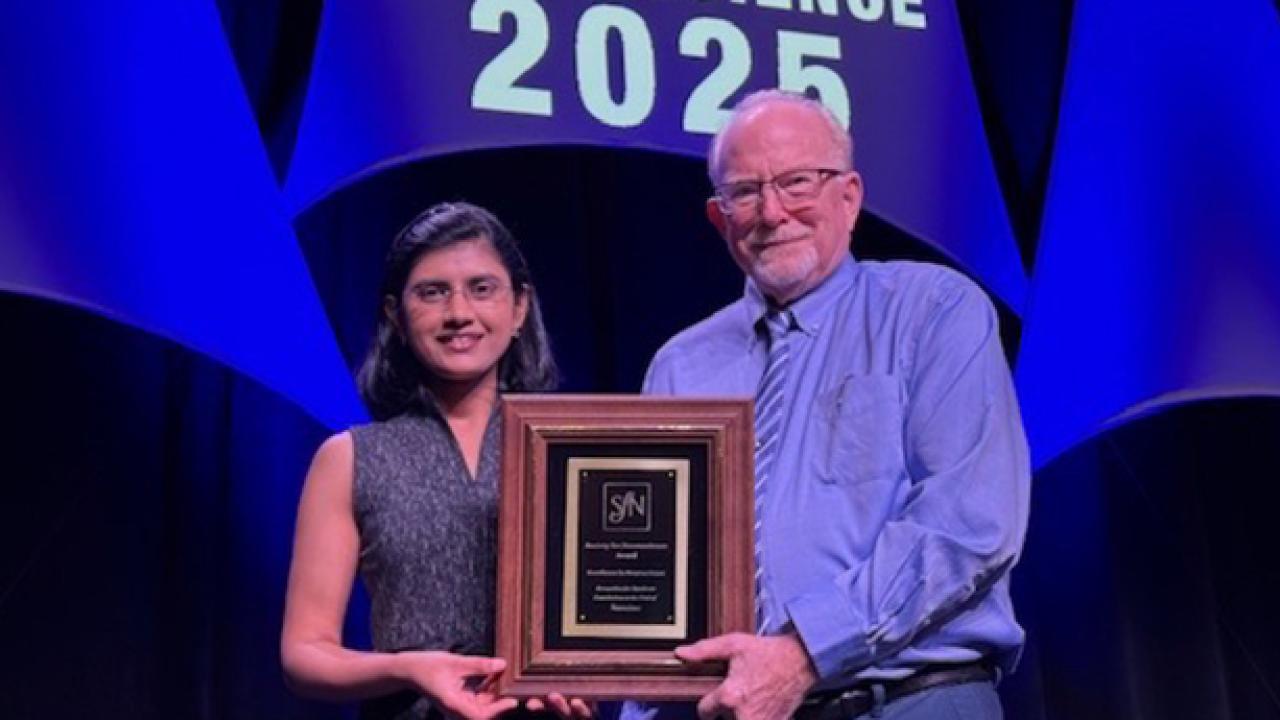 Maitreyee Wairagkar - SFN award