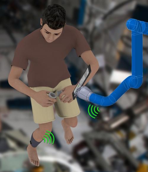 Myoelectric control, or sensing and responding to electric signals produced by muscle movement, is one potential way to control a supernumerary robot