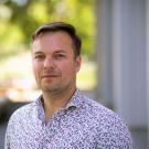 Jonathon Schofield has been recognized with an NSF CAREER Award for his research. (Cody Duty/UC Davis)