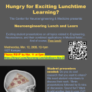 Neuroeng Lunch and Learn flyer