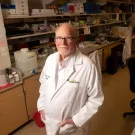 John Morrison in lab